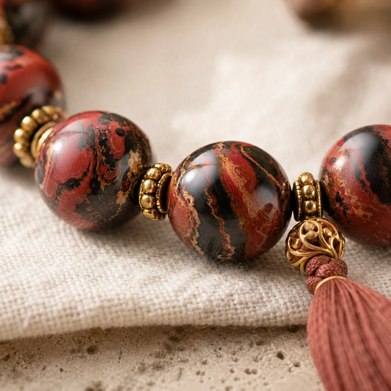 Lacquer Bracelet · Danqing detail